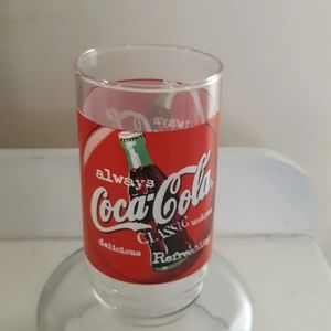 Vintage coca cola glass, always classic